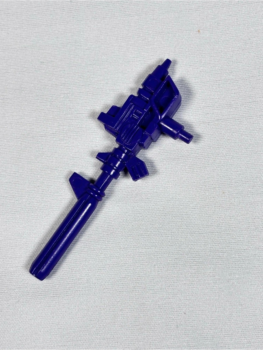 Vintage 1985 Transformers G1 Mixmaster Devastator Purple Gun Weapon Part Origina
